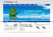 個性的藍色企業(yè)網(wǎng)站模板